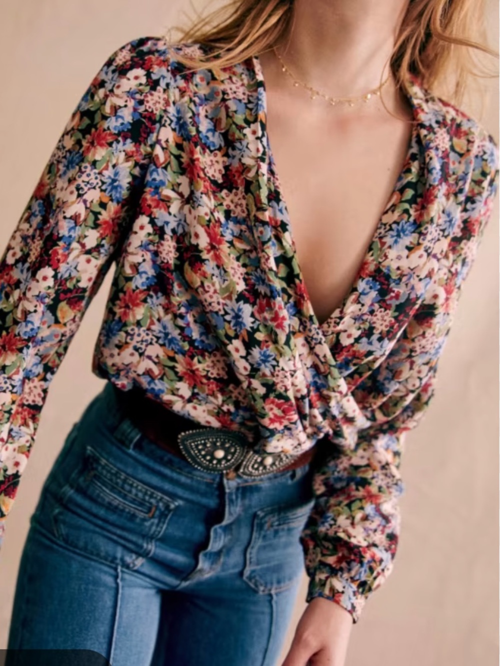 Sezane Abelia Blouse 2 Floral